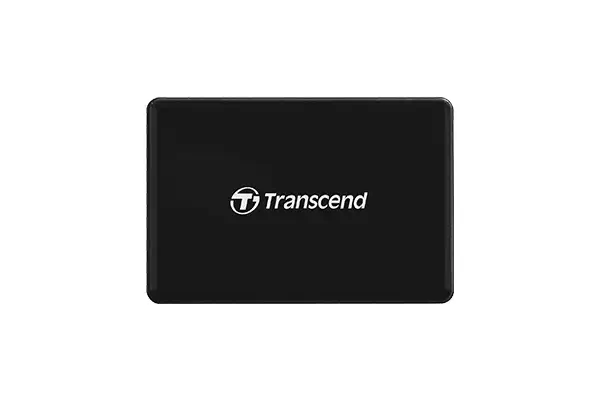 Transcend RDF8 lecteur de carte mémoire Micro-USB Noir Transcend - visuel 1 - hello RSE - Lecteur de cartes multifonctions compact