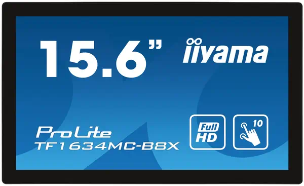 iiyama ProLite TF1634MC-B8X écran plat de PC 39,6 cm (15.6") 1920 x 1080 pixels Full HD LED Écran ta - Ecran Ordinateur - visuel 2