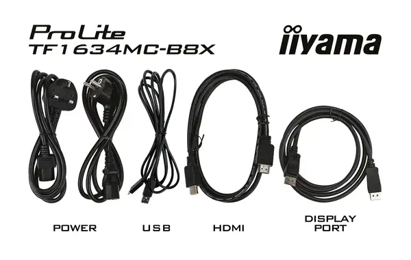 iiyama ProLite TF1634MC-B8X écran plat de PC 39,6 cm (15.6") 1920 x 1080 pixels Full HD LED Écran ta - Ecran Ordinateur - visuel 10