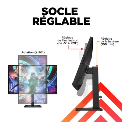 Écran gamer QHD 240 Hz OMEN 27 pouces HP - visuel 1 - hello RSE - OMEN Light Studio