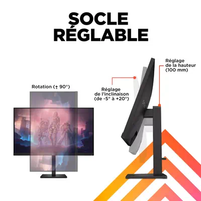 Écran gamer QHD 165 Hz OMEN 31,5 pouces HP - visuel 1 - hello RSE - Écran AdaptiveSync certifié VESA