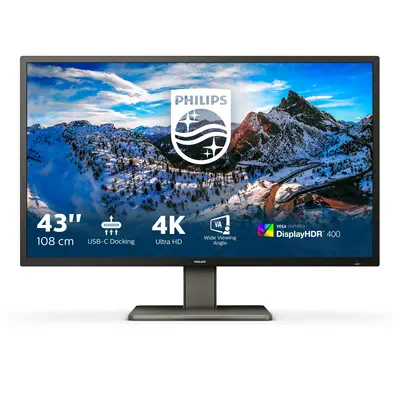 Philips P Line 439P1/00 LED display 108 cm Philips - visuel 1 - hello RSE - Technologie sans scintillement permettant de réduire la fatigue oculaire