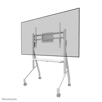 Livraison rapide Neomounts FL50-525WH1 Support au sol mobile pour écran 55-86" - installation rapide - TÜV