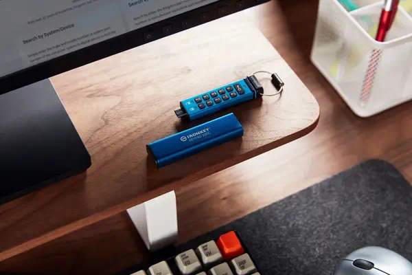 IronKey Keypad 200C USB-C de 256 Go, FIPS 140-3 niveau 3 AES-256 - Kingston - Adaptateur stockage - visuel 6