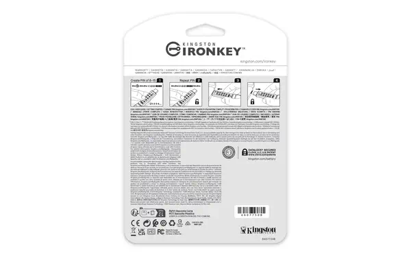 IronKey Keypad 200C USB-C de 32 Go, FIPS 140-3 niveau 3 (en attente) AES-256 - Kingston - Adaptateur stockage - visuel 2