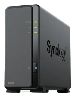 Synology DiskStation DS124 serveur de stockage NAS Bureau Realtek RTD1619B 1 Go DDR4 0 To DiskStatio - Serveur NAS - visuel 1