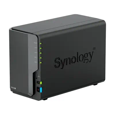 Synology DiskStation DS224+ serveur de stockage NAS Bureau Intel® Celeron® J4125 2 Go DDR4 0 To Noir - Serveur NAS - visuel 2