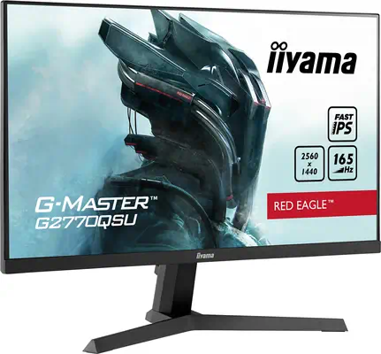 iiyama G-MASTER G2770QSU-B1 écran plat de PC 68,6 cm (27") 2560 x 1440 pixels Wide Quad HD LCD Noir - Ecran Ordinateur - visuel 2