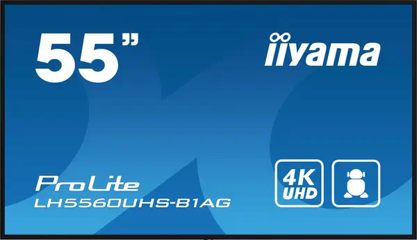 iiyama LH5560UHS-B1AG Écran d'affichage dynamique Carte A numérique 139,7 cm (55") LED Wifi 500 cd/m - Affichage dynamique - visuel 6