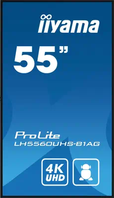 iiyama LH5560UHS-B1AG Écran d'affichage dynamique Carte A numérique 139,7 cm (55") LED Wifi 500 cd/m - Affichage dynamique - visuel 5