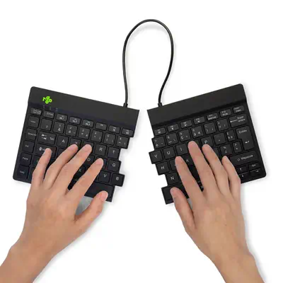 Clavier ergonomique R-Go Split Break avec logiciel de pause, clavier ergonomique divisé, AZERTY (FR) - R-Go Tools - visuel 8