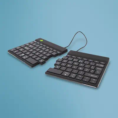 Clavier ergonomique R-Go Split Break avec logiciel de pause, clavier ergonomique divis&eacute;, AZER - R-Go Tools - visuel 1
