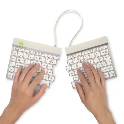 Clavier ergonomique R-Go Split Break avec logiciel de pause, clavier ergonomique divisé, AZERTY (FR) - R-Go Tools - visuel 8