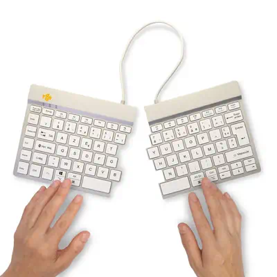 Clavier ergonomique R-Go Split Break avec logiciel de pause, clavier ergonomique divisé, AZERTY (FR) - R-Go Tools - visuel 9
