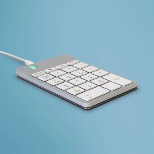 Vente Clavier R-Go Tools Numpad Break, clavier numérique,filaire, blanc