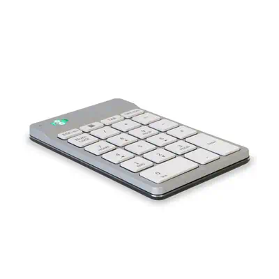 Clavier R-Go Numpad Break, clavier numérique ergonomique avec logiciel de pause, bluetooth, blanc - R-Go Tools - visuel 3