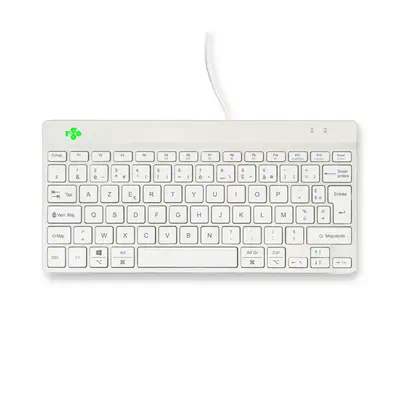 Clavier ergonomique R-Go Compact Break, clavier compact avec logiciel de pause,AZERTY (FR), Filaire, - R-Go Tools - visuel 4