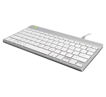 Achat R-Go Tools R-Go Compact Break clavier AZERTY (FR), filaire, blanc au meilleur prix