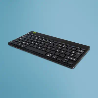 Clavier ergonomique R-Go Compact Break, clavier compact avec logiciel de pause,AZERTY (FR), Bluetoot - R-Go Tools - visuel 1