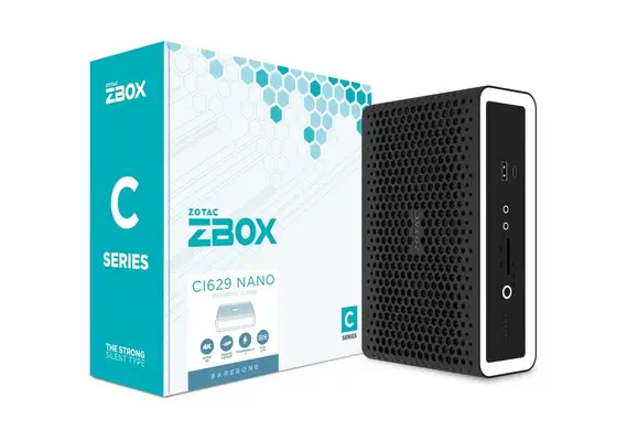 Zotac ZBOX CI629 NANO PC de dimension 1,8L Noir, Blanc i3-1315U Intel SoC 1,2 GHz - Barebone - visuel 6