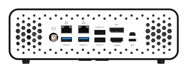 Zotac ZBOX CI629 NANO PC de dimension 1,8L Noir, Blanc i3-1315U Intel SoC 1,2 GHz - Barebone - visuel 3