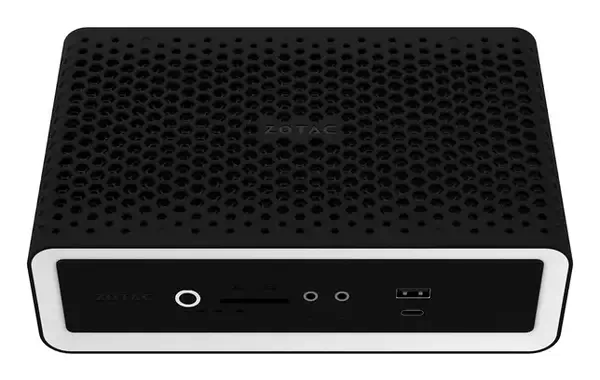 Zotac ZBOX CI629 NANO PC de dimension 1,8L Noir, Blanc i3-1315U Intel SoC 1,2 GHz - Barebone - visuel 2