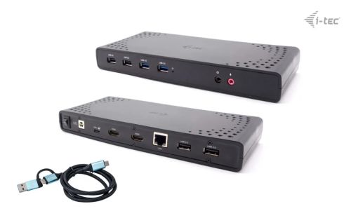 Vente I-TEC USB 3.0/USB-C/Thunderbolt Docking Station 2x HDMI au meilleur prix