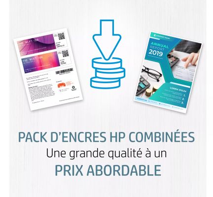 HP 953 Pack de 4 cartouches d'encre Noir/Cyan/Magenta/Jaune HP - visuel 4 - hello RSE