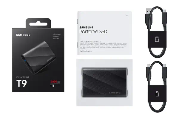 Samsung MU-PG1T0B 1 To USB Type-C 3.2 Gen 2 (3.1 Gen 2) Noir - Disque dur SSD - visuel 10