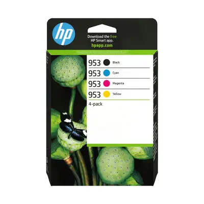 953 Pack de 4 cartouches d'encre Noir/Cyan/Magenta/Jaune authentiques - HP - Cartouches d'encre - visuel 10