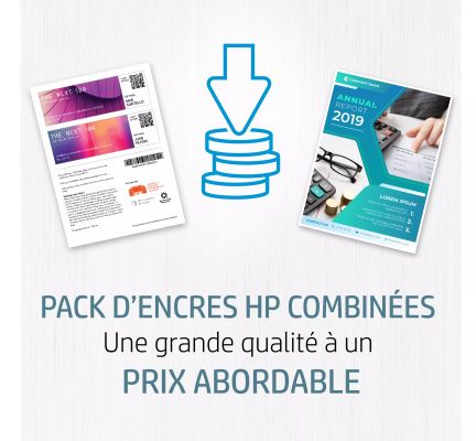 HP 953 Pack de 4 cartouches d'encre Noir/Cyan/Magenta/Jaune HP - visuel 63 - hello RSE