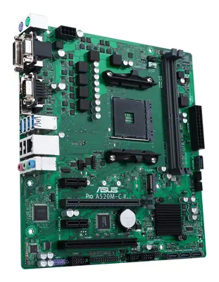 ASUS PRO A520M-C II/CSM AMD A520 Emplacement AM4 micro ATX - Asus - Carte mère - visuel 5