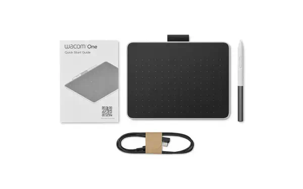 Wacom One S tablette graphique Noir, Blanc 152 x 95 mm USB - Ecran Numérique Interactif - visuel 3