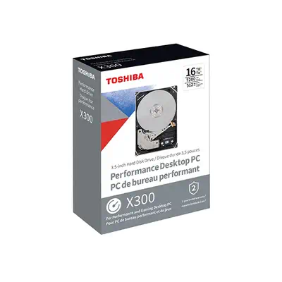 Toshiba X300 disque dur 18 To 7200 tr/min 512 Mo 3.5" Série ATA III - Disque dur Interne - visuel 4