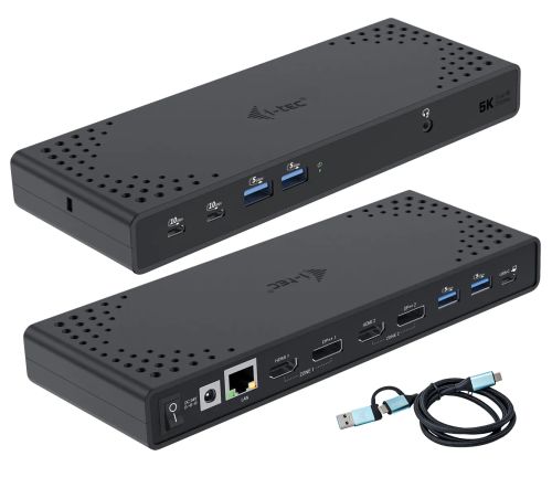 Achat Station d'accueil pour portable I-TEC USB 3.0/USB-C/Thunderbolt 3 Dualdock 1x5K 2x4K