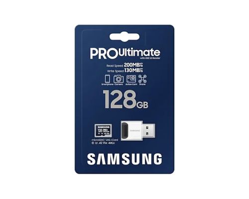 Vente SAMSUNG Pro Ultimate MicroSD 128Go with adapter Samsung au meilleur prix - visuel 6