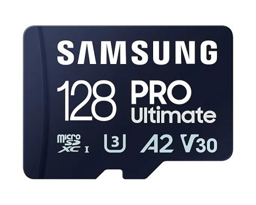 Achat Carte Mémoire SAMSUNG Pro Ultimate MicroSD 128Go with adapter