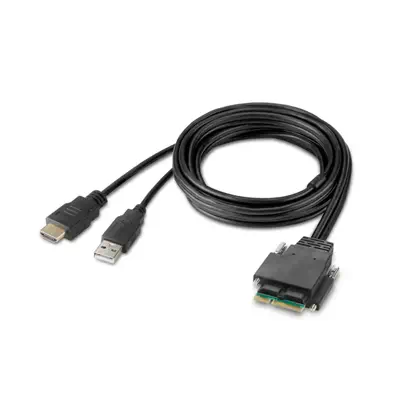 Belkin F1DN102MOD-HH-4 commutateur écran, clavier et souris Noir - Switchs et Hubs - visuel 2
