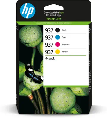 Achat HP 937 Pack de 4 Cartouches d’encre authentiques CMJN et autres produits de la marque HP