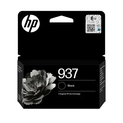 HP 937 Cartouche Encre Authentique Noir HP - visuel 1 - hello RSE - Conçues pour le recyclage