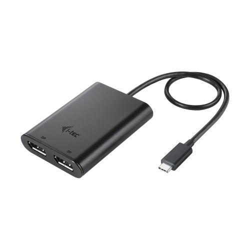 Vente I-TEC USB-C Dual 4K/60Hz single 8K/30Hz DP Video Adapter au meilleur prix