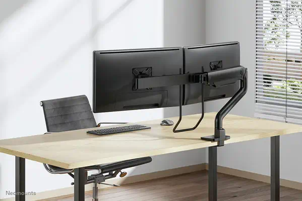 Neomounts DS75S-950BL2 Support d'écran à fixer 17-32" - ressort à gaz - Topfix - arrêt 180° - Support Fixe & Mobile - visuel 4