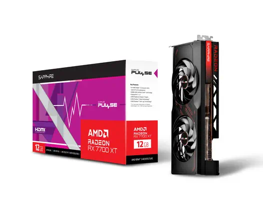 Sapphire PULSE Radeon RX 7700 XT AMD 12 Go GDDR6 - Carte graphique - visuel 4