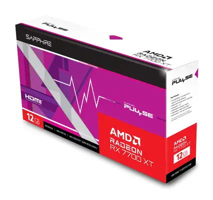 Sapphire PULSE Radeon RX 7700 XT AMD 12 Go GDDR6 - Carte graphique - visuel 8
