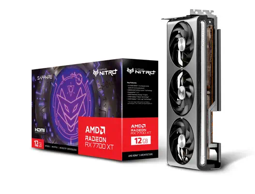 Sapphire NITRO+ Radeon RX 7700 XT AMD 12 Go GDDR6 - Carte graphique - visuel 7