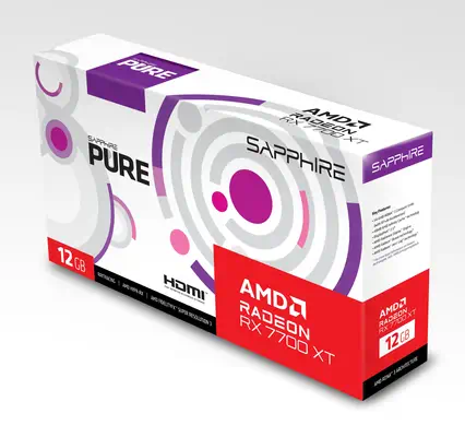 Sapphire PURE Radeon RX 7700 XT AMD 12 Go GDDR6 - Carte graphique - visuel 8