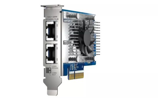 Vente QNAP Dual-port 10GBASE-T 10GbE network expansion card QNAP au meilleur prix - visuel 4