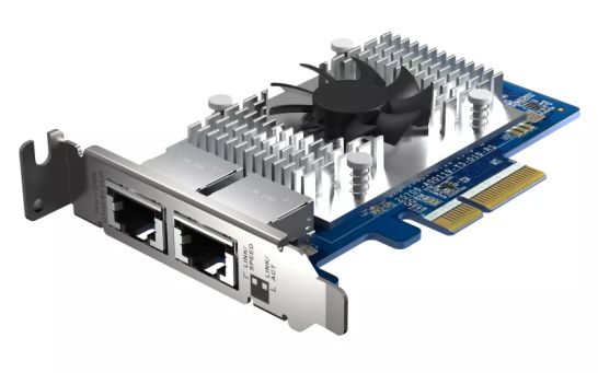 Vente QNAP Dual-port 10GBASE-T 10GbE network expansion card QNAP au meilleur prix - visuel 6