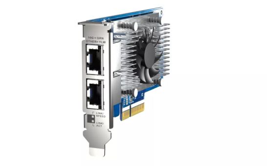 Achat QNAP Dual-port 10GBASE-T 10GbE network expansion card Intel sur hello RSE - visuel 5