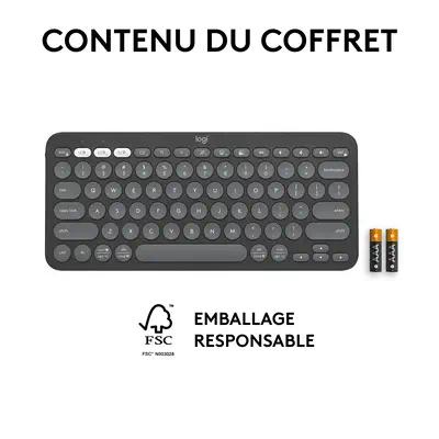 Logitech Pebble Keys 2 K380s Logitech - visuel 1 - hello RSE - DES OPTIONS À FOISON